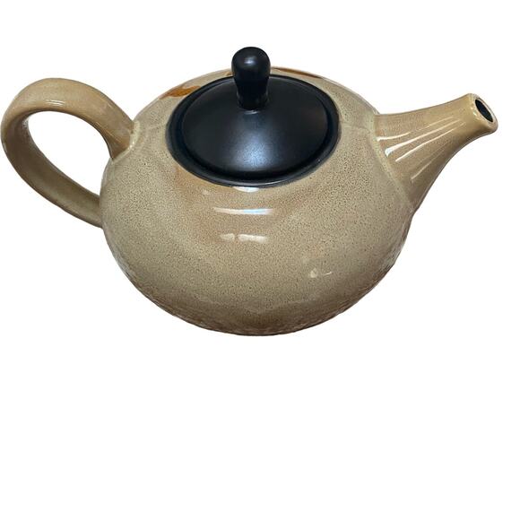 Discontinued Pier 1 Hand painted Kioko Stoneware Teapot 4 cups 9 pieces 2007 - Picture 2 of 6